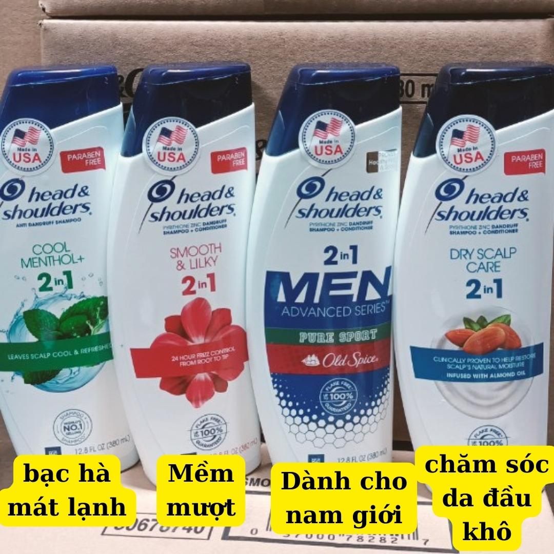 Dầu gội Head 2in1 380ml