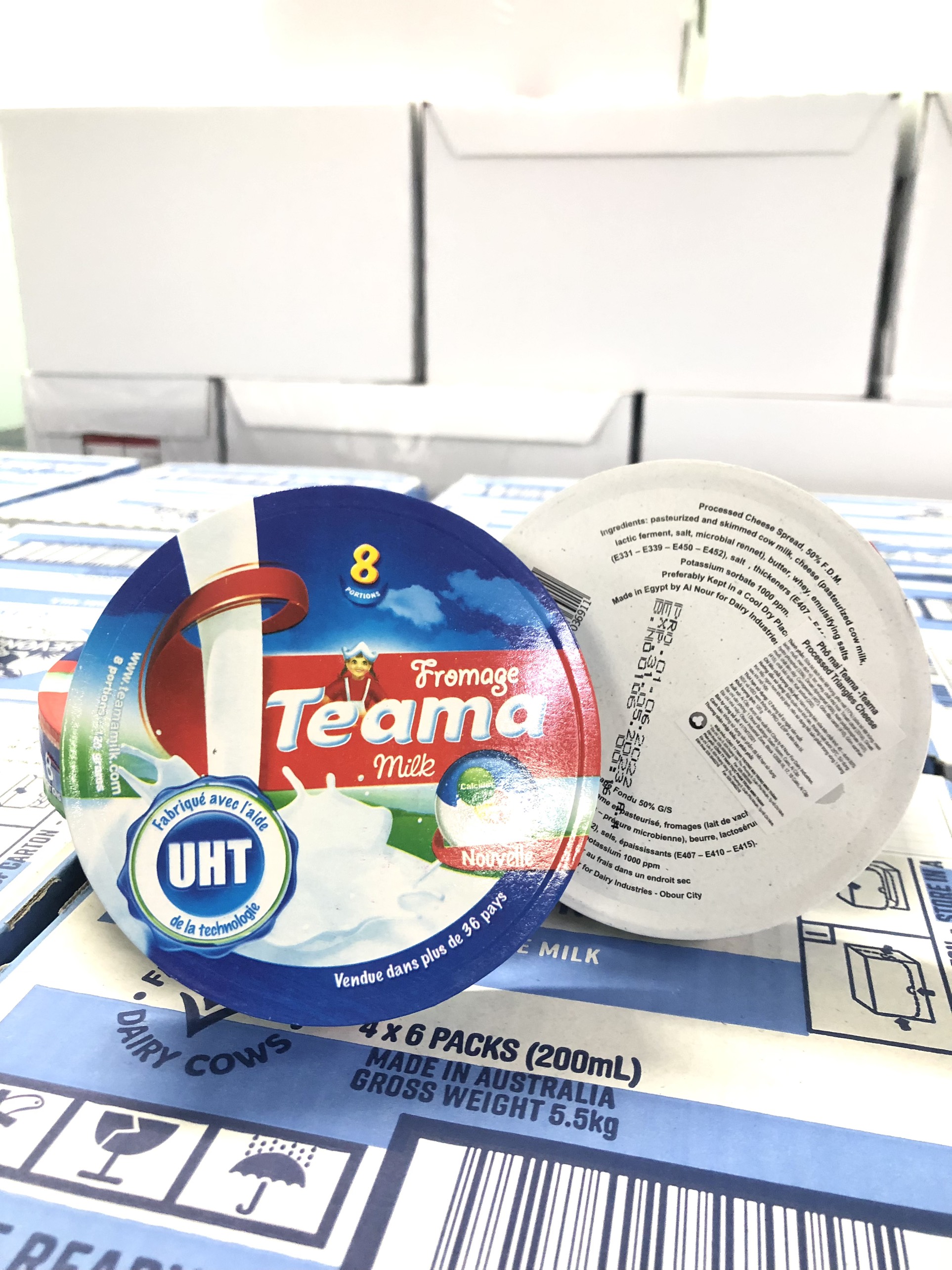 Phô Mai Teama 8 Miếng 120g - Nhập Khẩu Ai Cập