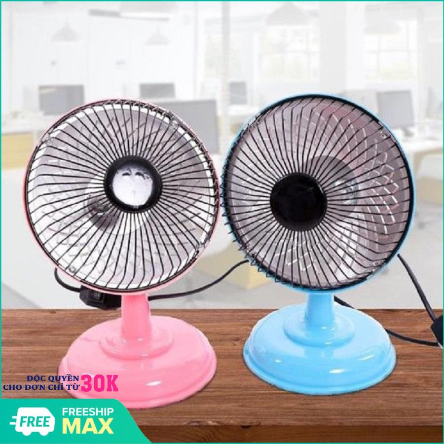 Máy sưởi/ Quạt sưởi mini để bàn cao cấp 9 inch (Màu ngẫu nhiên)