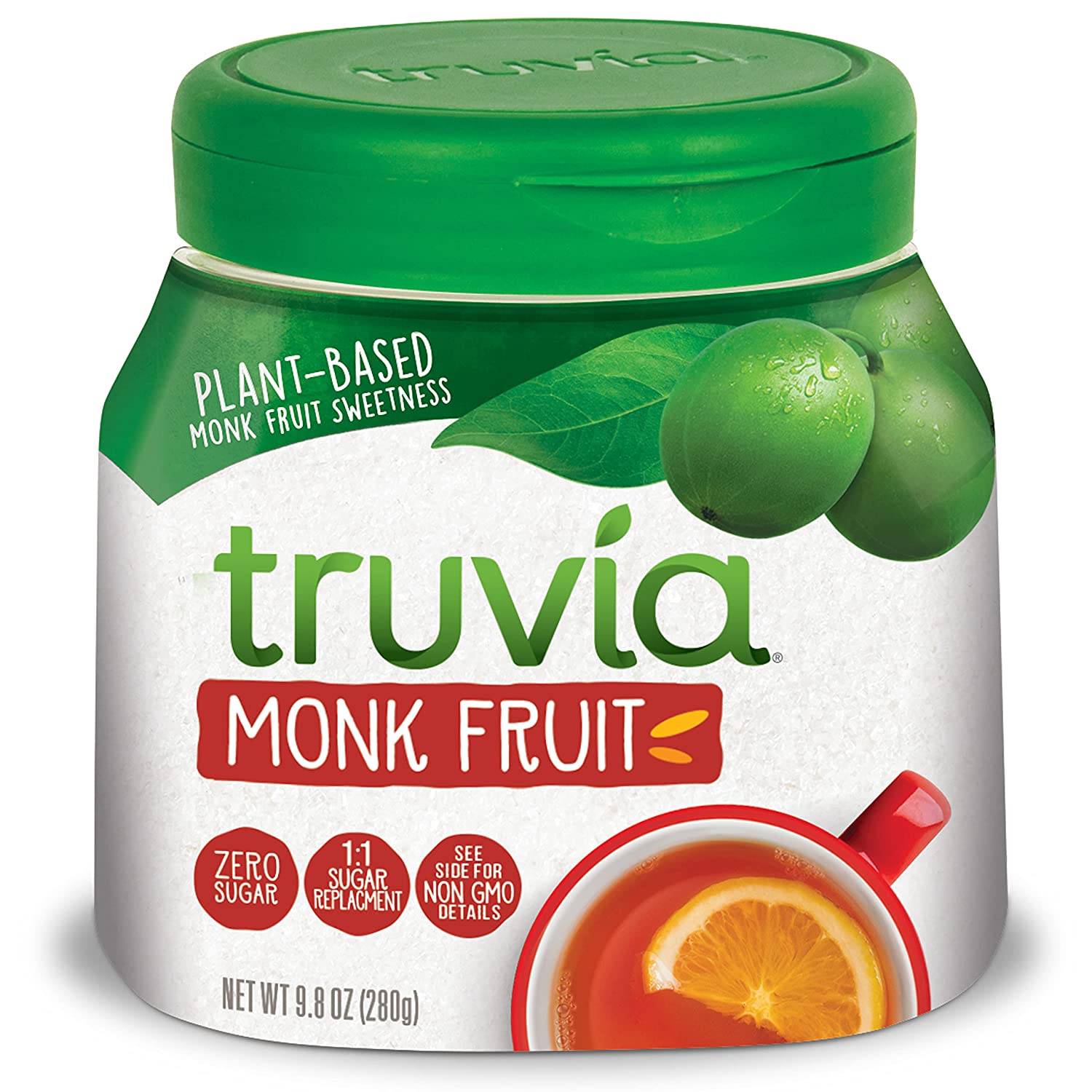 Hũ 280g đường cỏ ngọt (kiêng) Truvia Natural STEVIA Sweetener, Non-GMO, Gluten-free, Kosher - MONK FRUIT
