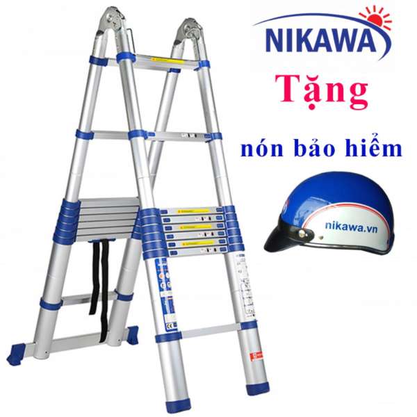 Thang nhôm rút NIKAWA Nhật Bản NK56AI - 5.6m tải trọng 150kg