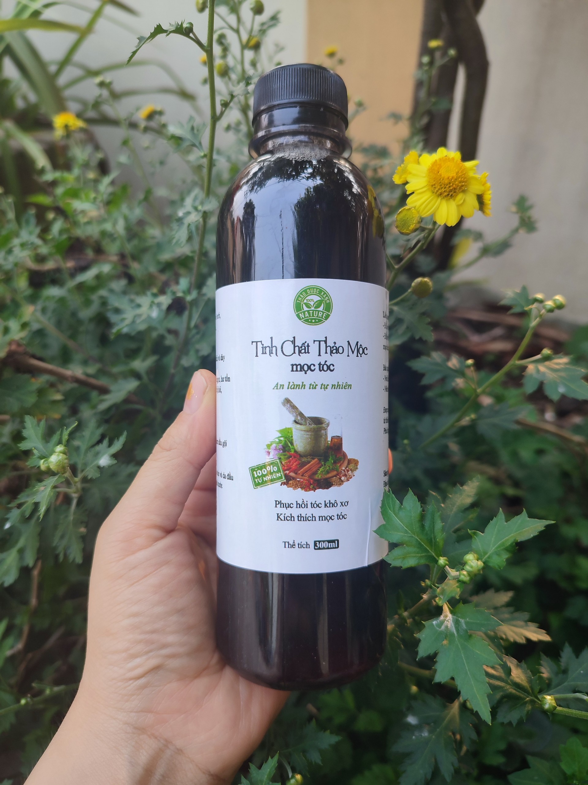 Tinh chất mọc tóc thảo mộc 300ml- giúp nhanh mọc tóc, giảm rụng làm dày tóc