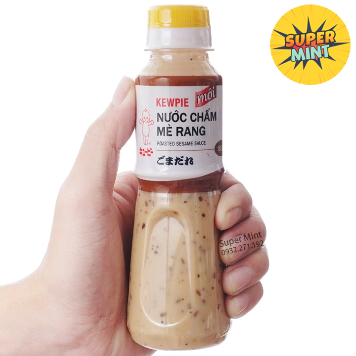 Combo 2 chai nước chấm mè rang Kewpie 180ml