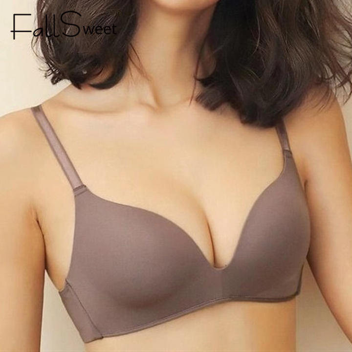 FallSweet Seamless Bra For Woman Push Up bras Wireless Bra A B Cup Underwear