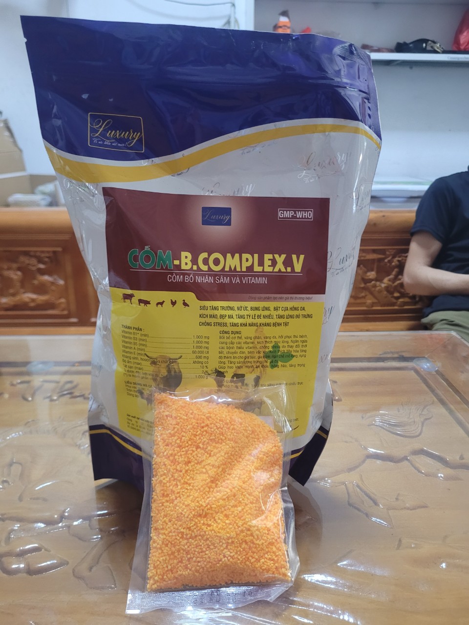 Bcomlex cốm 100g bổ cốm nhân sâm và vitamin