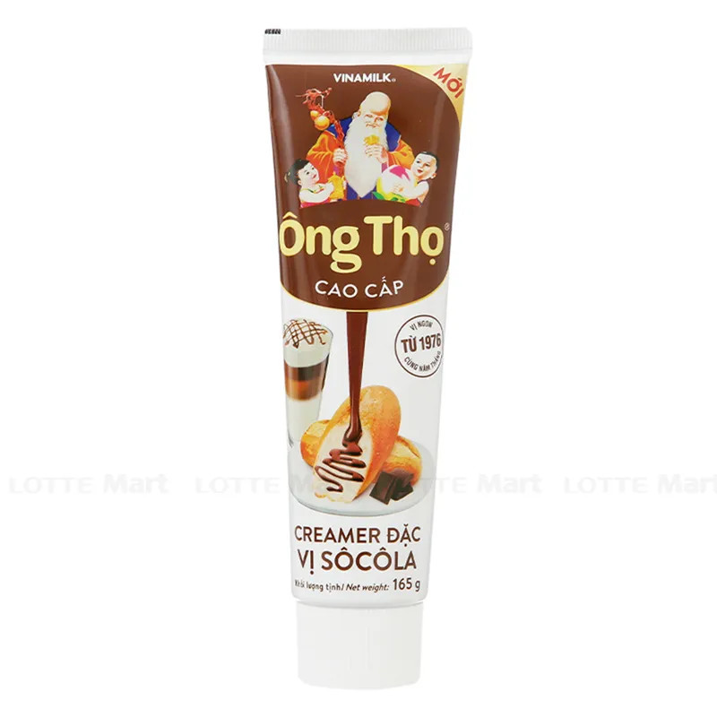 Combo 2 Tuýp Sữa đặc Ông Thọ vị vani/socola/dâu 165g