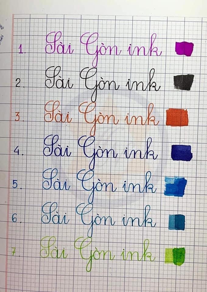 [HCM]MỰC BÚT MÁY SÀI GÒN INK 30ML