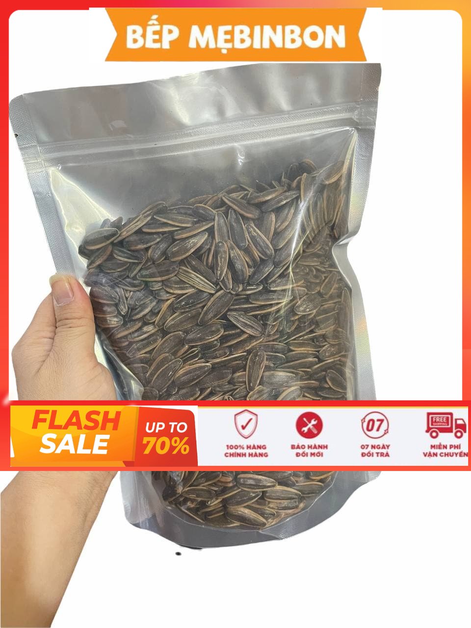 HƯỚNG DƯƠNG TẨM VỊ CARAMEN MẬT ONG TÚI 500G - đồ ăn vặt - đồ khô
