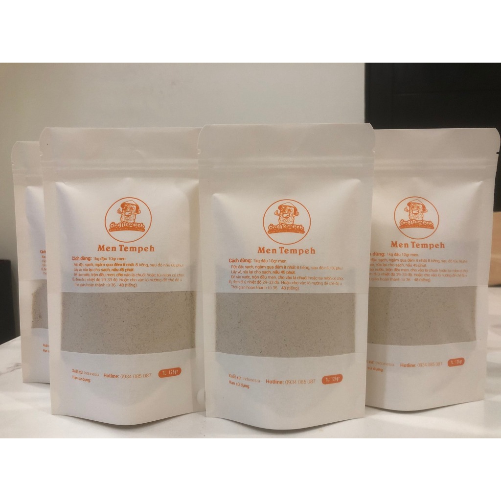 Men làm Tempeh 130G Chuẩn Vị Indonesia