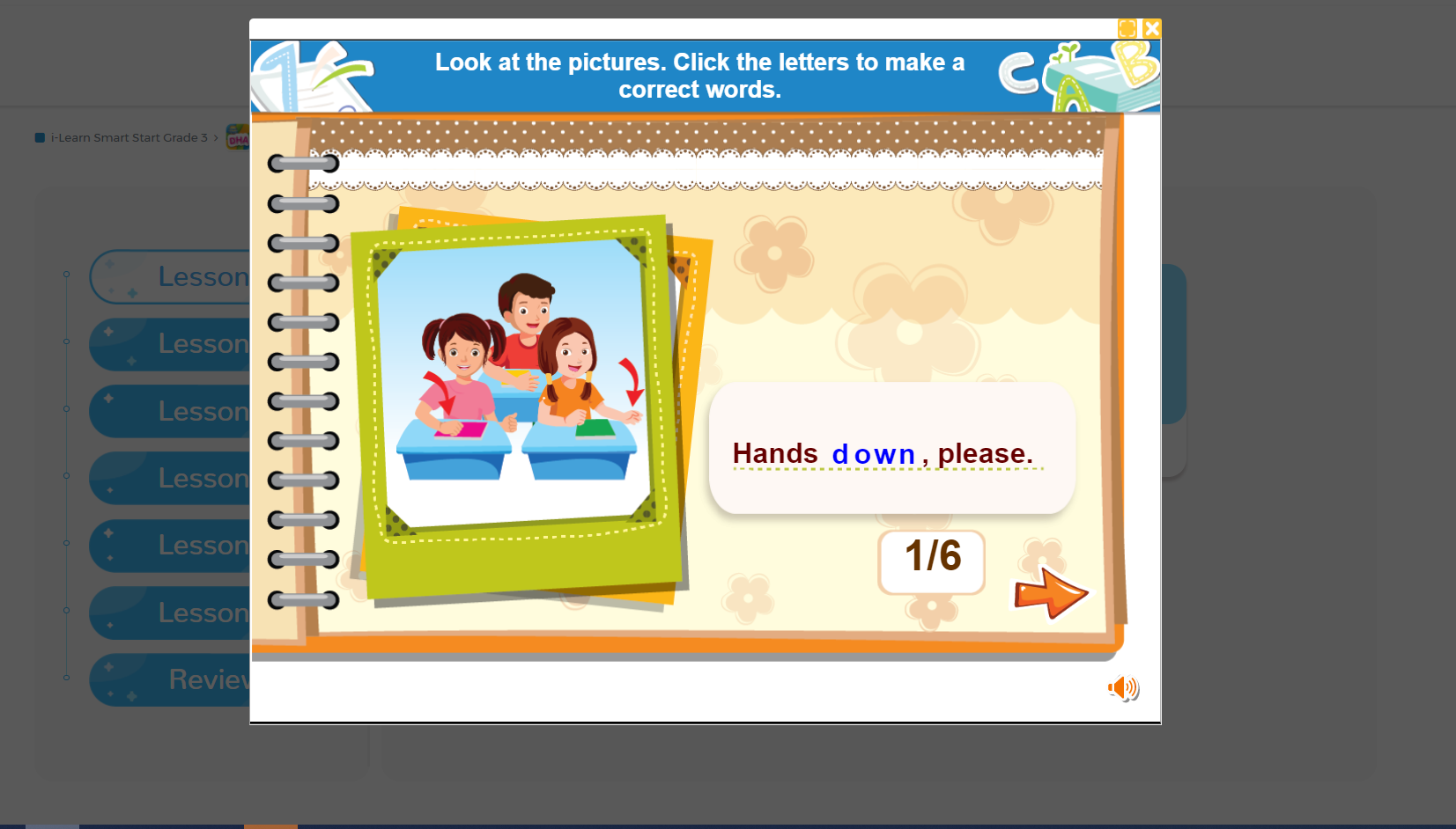 [E-BOOK] i-Learn Smart Start Grade 3 Phần mềm trò chơi tương tác