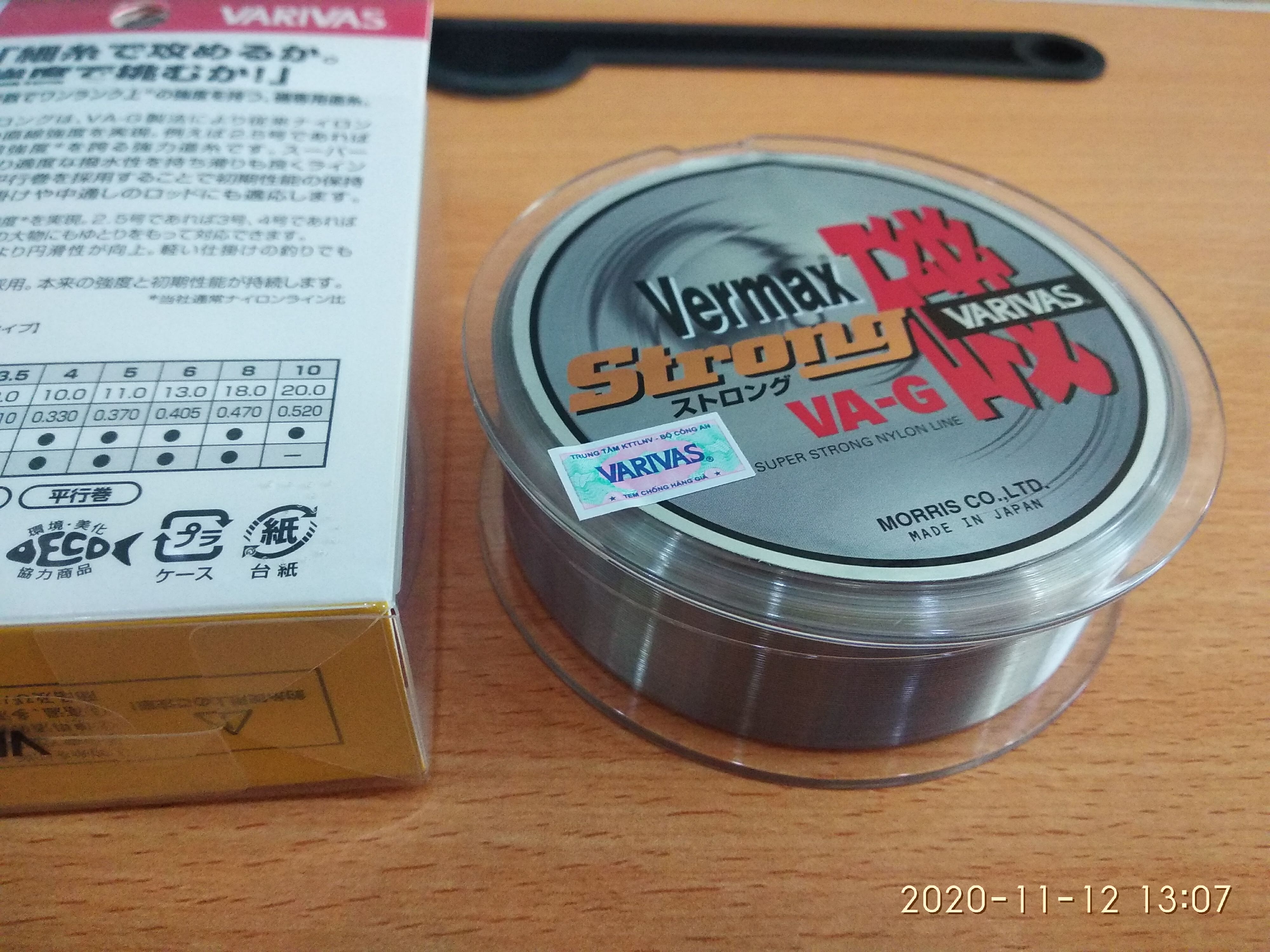 Dây Câu Cá Varivas Vermax Iso [Strong Type] - 150m - Dây Nylon