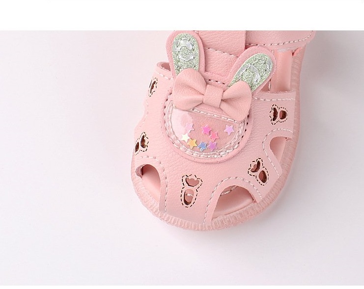 SANDAL TẬP ĐI CHO BÉ GÁI HÌNH THỎ