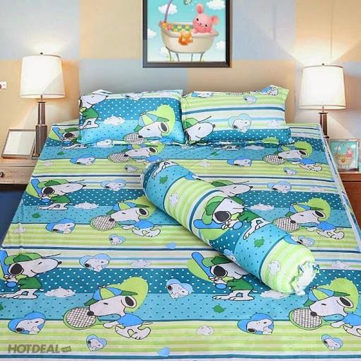 [HCM]Drap nệm thun lạnh (ga nệm thun lạnh) 1m2 x 2m VNK2 (Giao màu ngẫu nhiên)