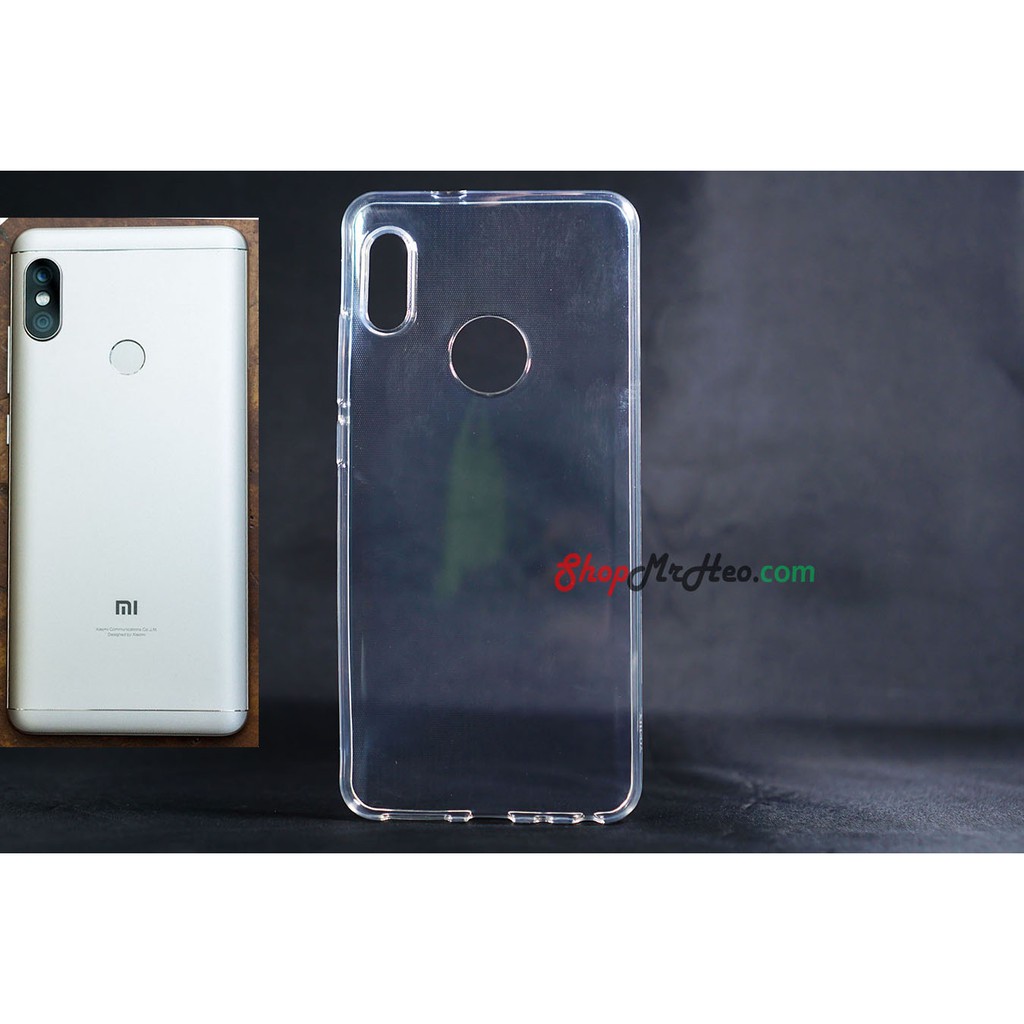 Bộ ốp lưng silicon+kính cường lực Xiaomi Redmi Note 5 Pro