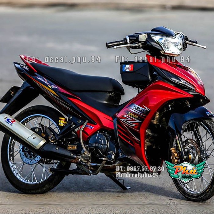 Tem rời EX 2011-2014 Spark Z đỏ đen (P)