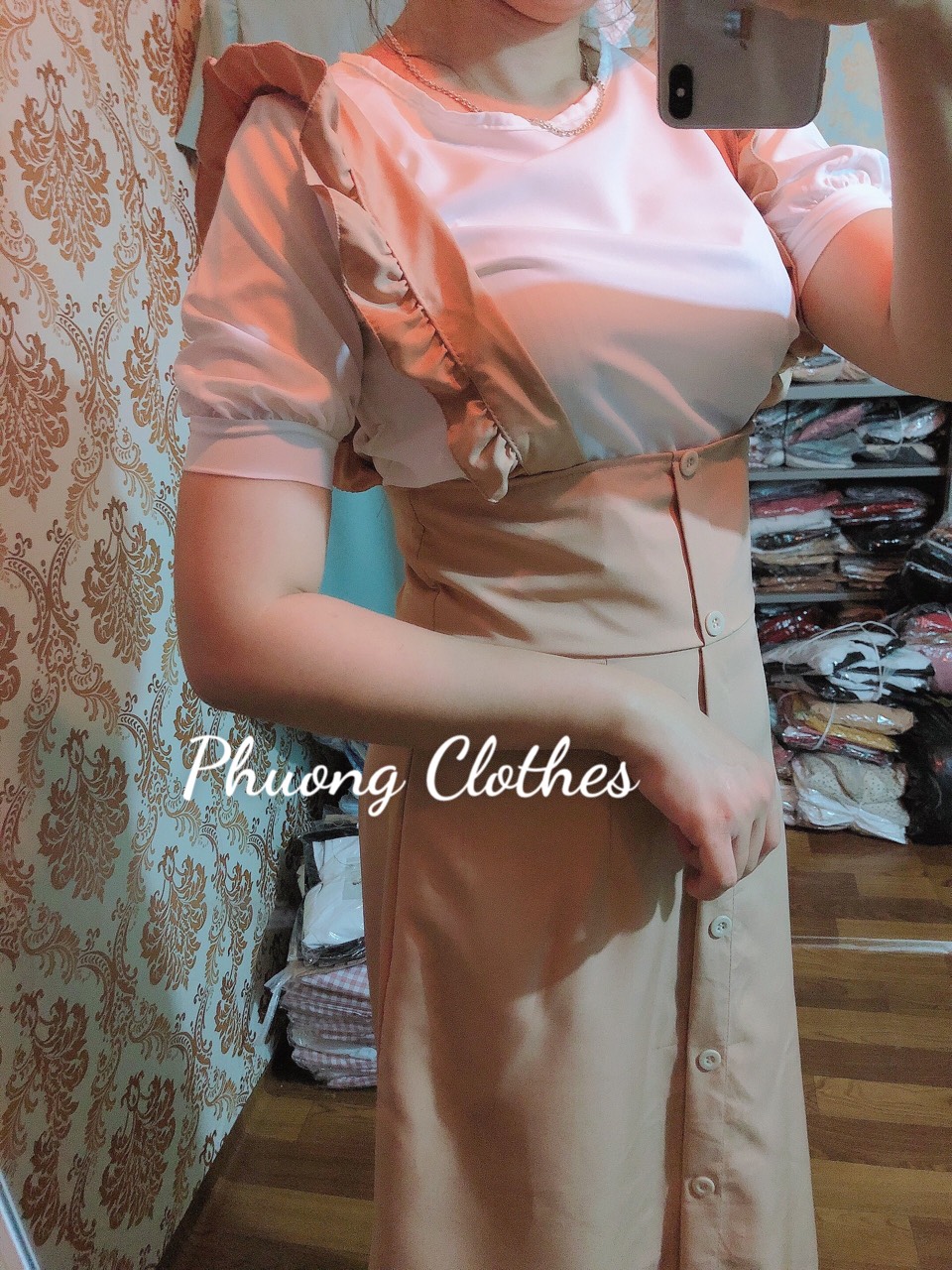 Set đầm yếm nữ áo rời dây dúng siêu xinh [Ảnh thật shop chụp]