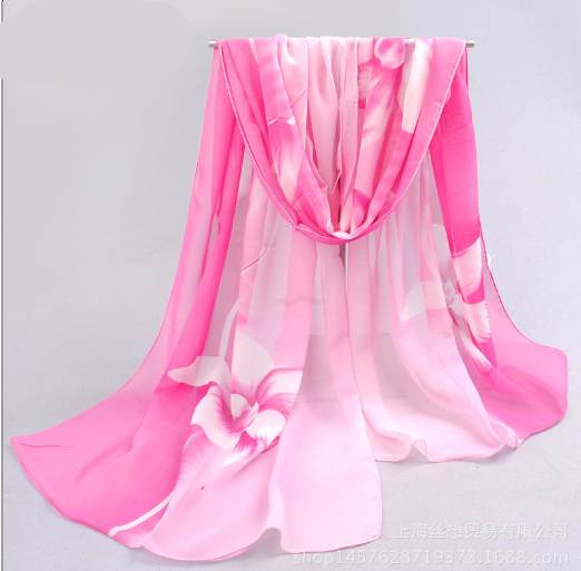 Khăn choàng lụa phong cách Hàn Quốc 175 x 90