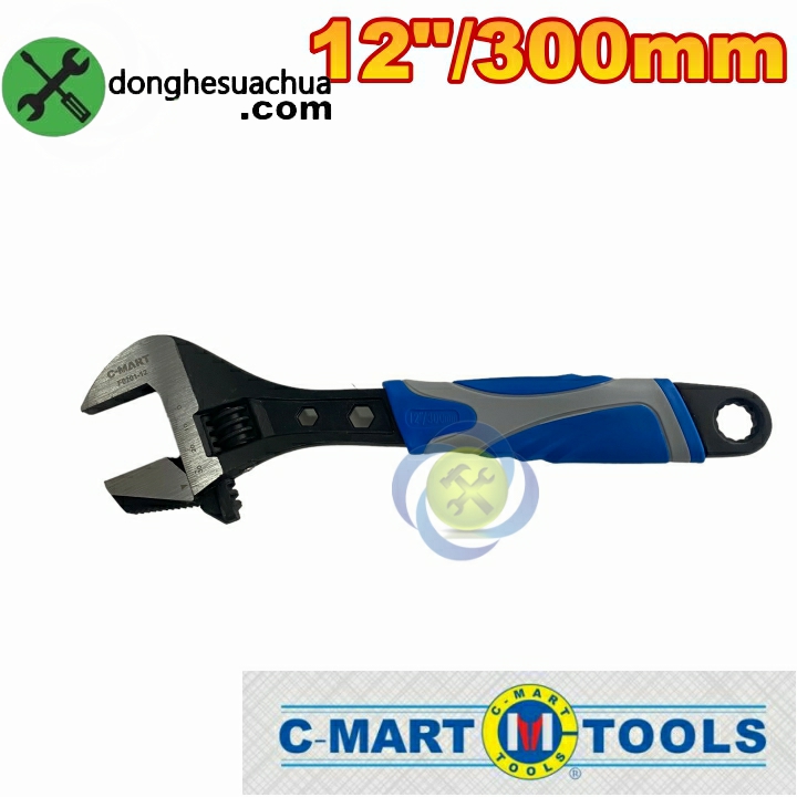 Mỏ lết bọc nhựa c-mart f0201-12 dài 300mm/12 inch