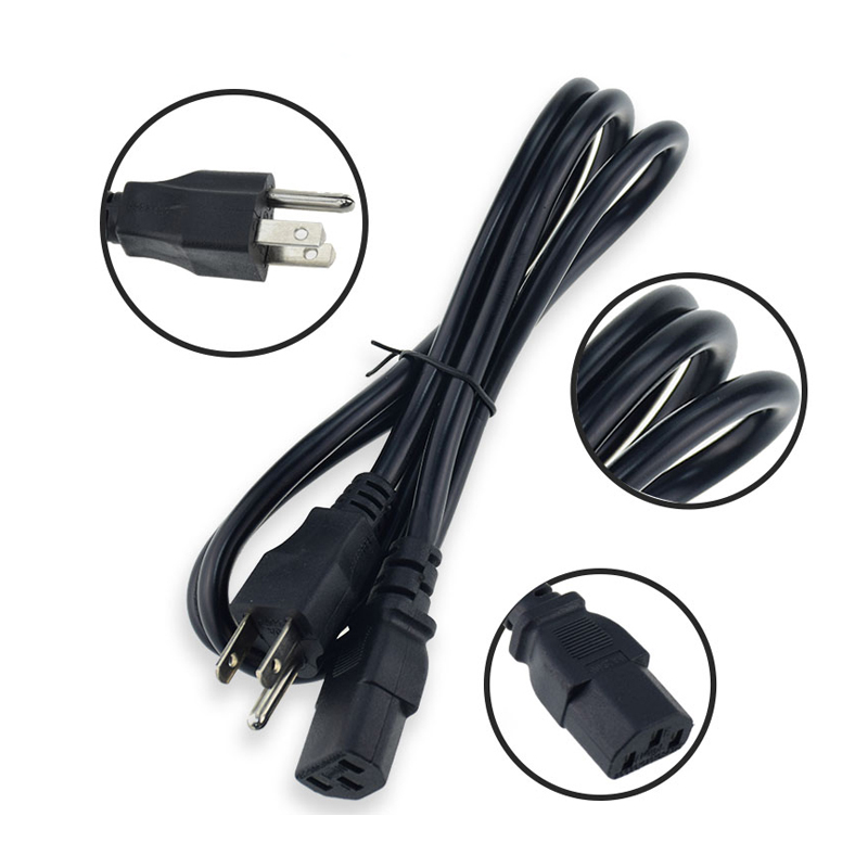 Dây nguồn 3 chân chuẩn C13 dài 1,2m 10A