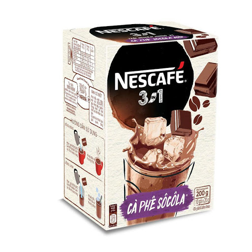 Nescafe Cà Phê Sô Cô La (hộp 10 gói x 20g)
