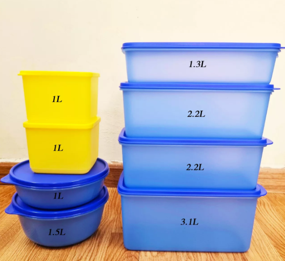 Bộ hộp trữ mát & trữ đông Tupperware Modern Set 16