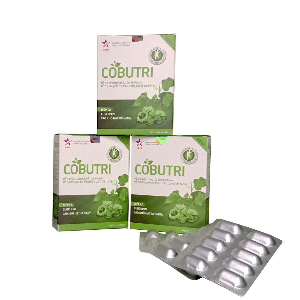 Cobutri Trĩ độ 2 Combo 8 hộp tặng 1 hộp