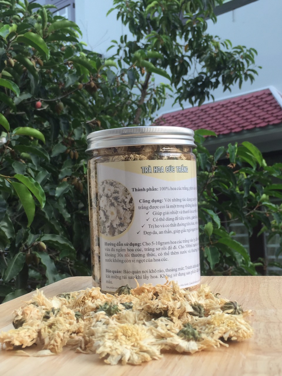 Trà hoa cúc trắng - Thảo Tây Bắc - 100gram