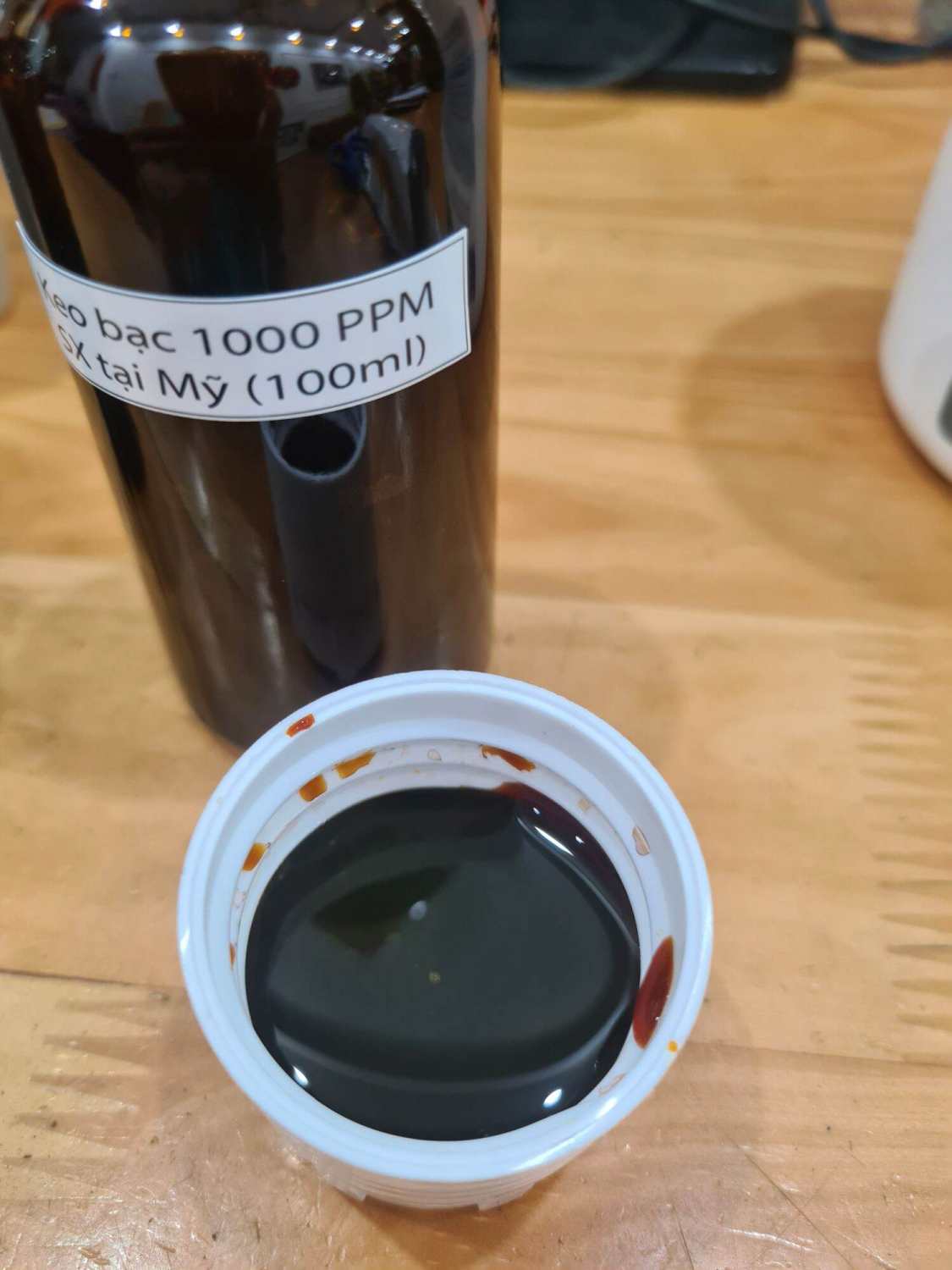Keo bạc Silver. 1000ppm. Nhập khẩu Mỹ. Lọ chiết 95ml
