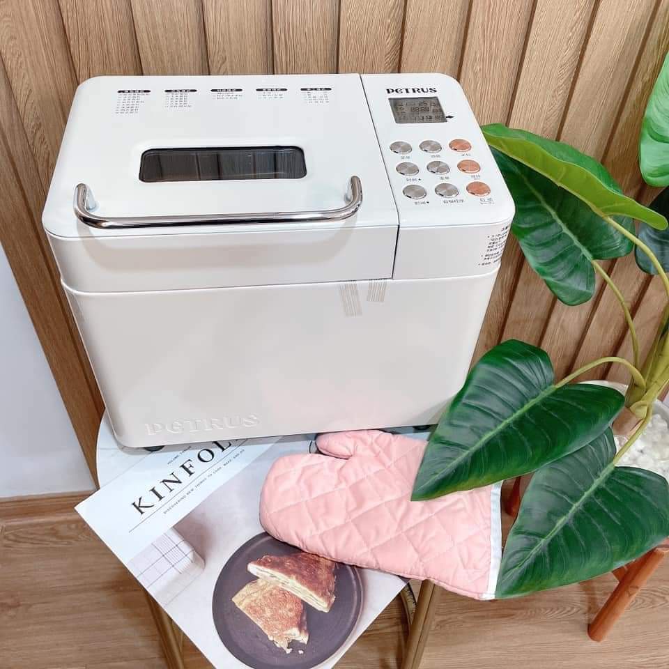 Máy làm bánh mì tự động 3 trong 1 Petrus PE9600VN bản tiếng Việt, tặng kèm găng  tay, sách công thức tiếng việt | Lazada.vn