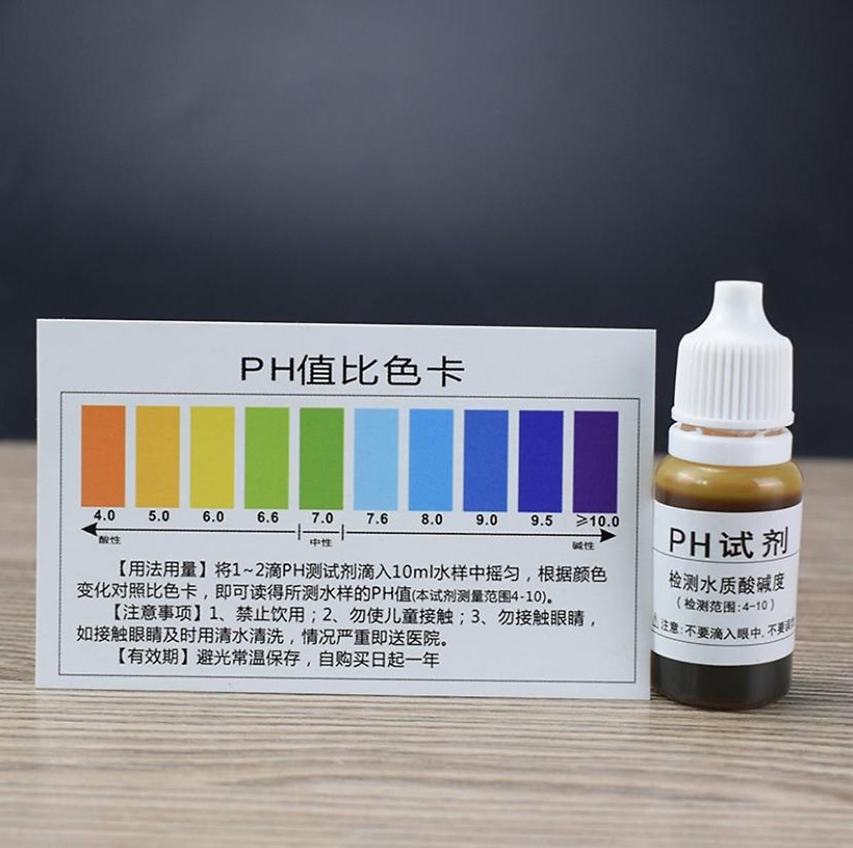 Dung Dịch Đo Độ pH 10ml (4 lọ)