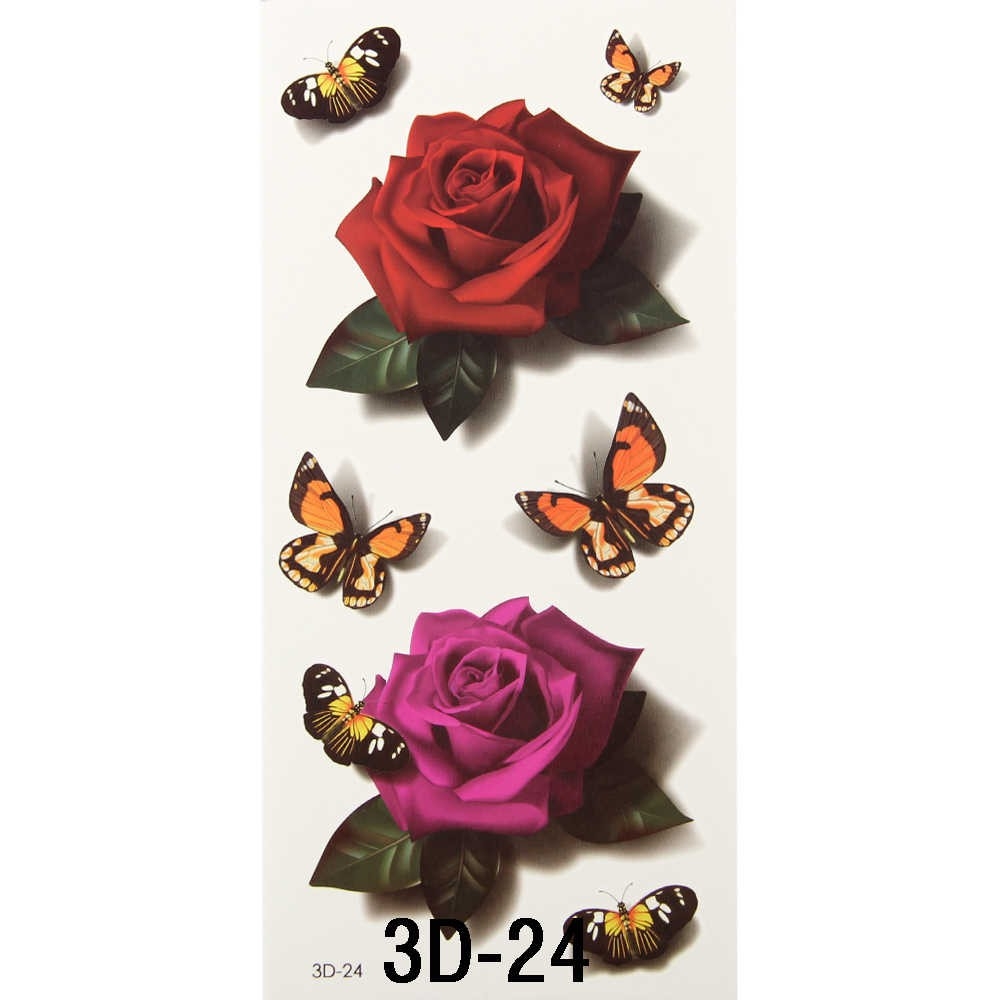 2 miếng hình xăm dán 3D - mẫu 24