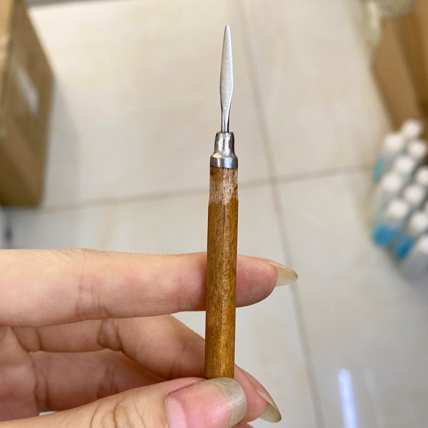 Cây Lấy Khóe Cán Gỗ - Sugar Nails
