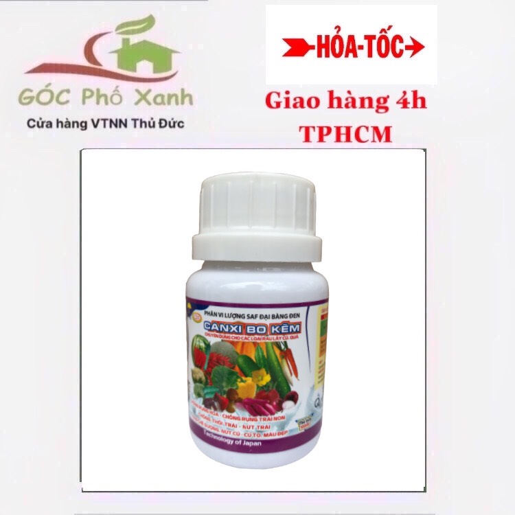 Phân bón lá giàu Canxi  Bo kẽm chống rụng trái 100ml