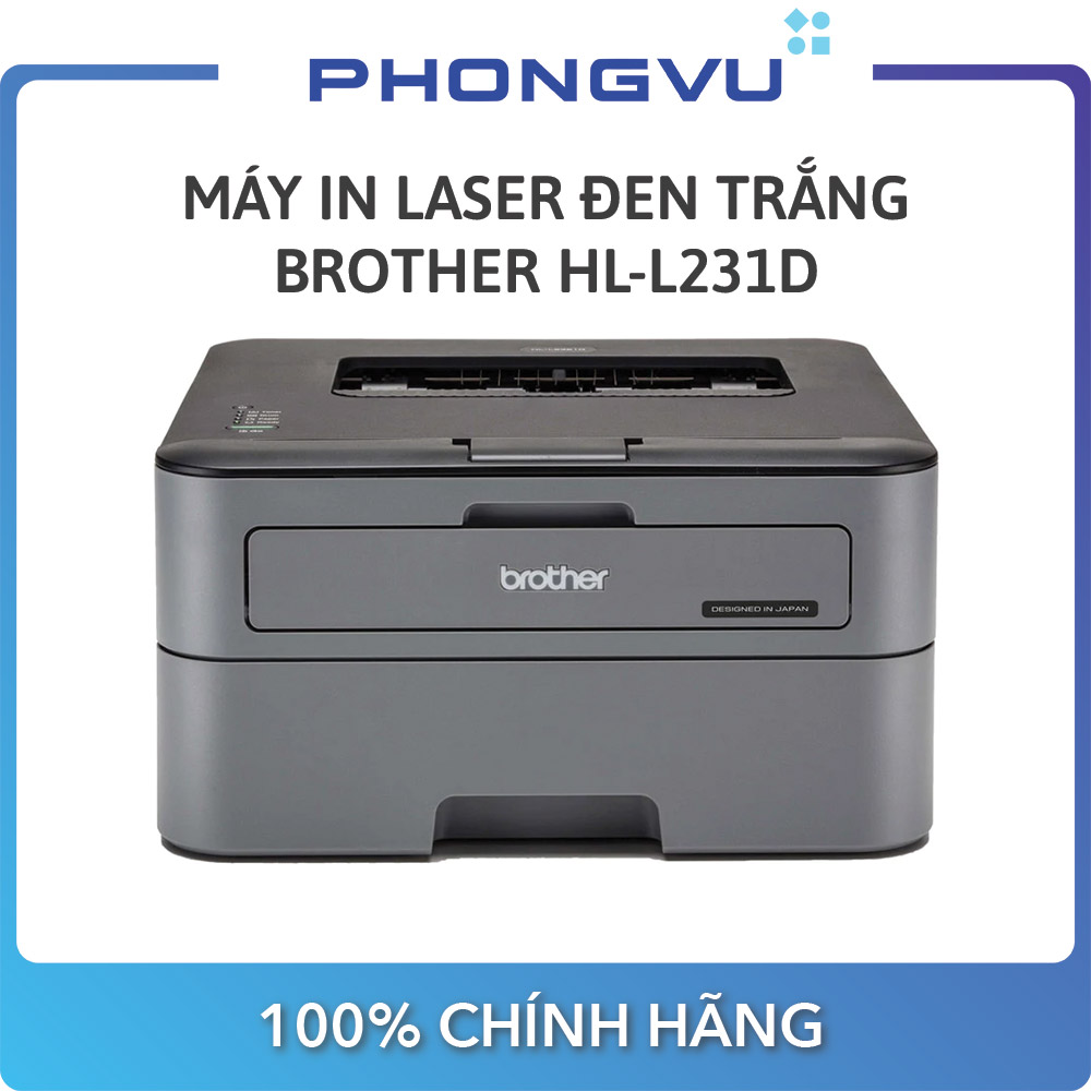 Máy in laser trắng đen BROTHER HL-L2321D - Bảo hành 24 tháng
