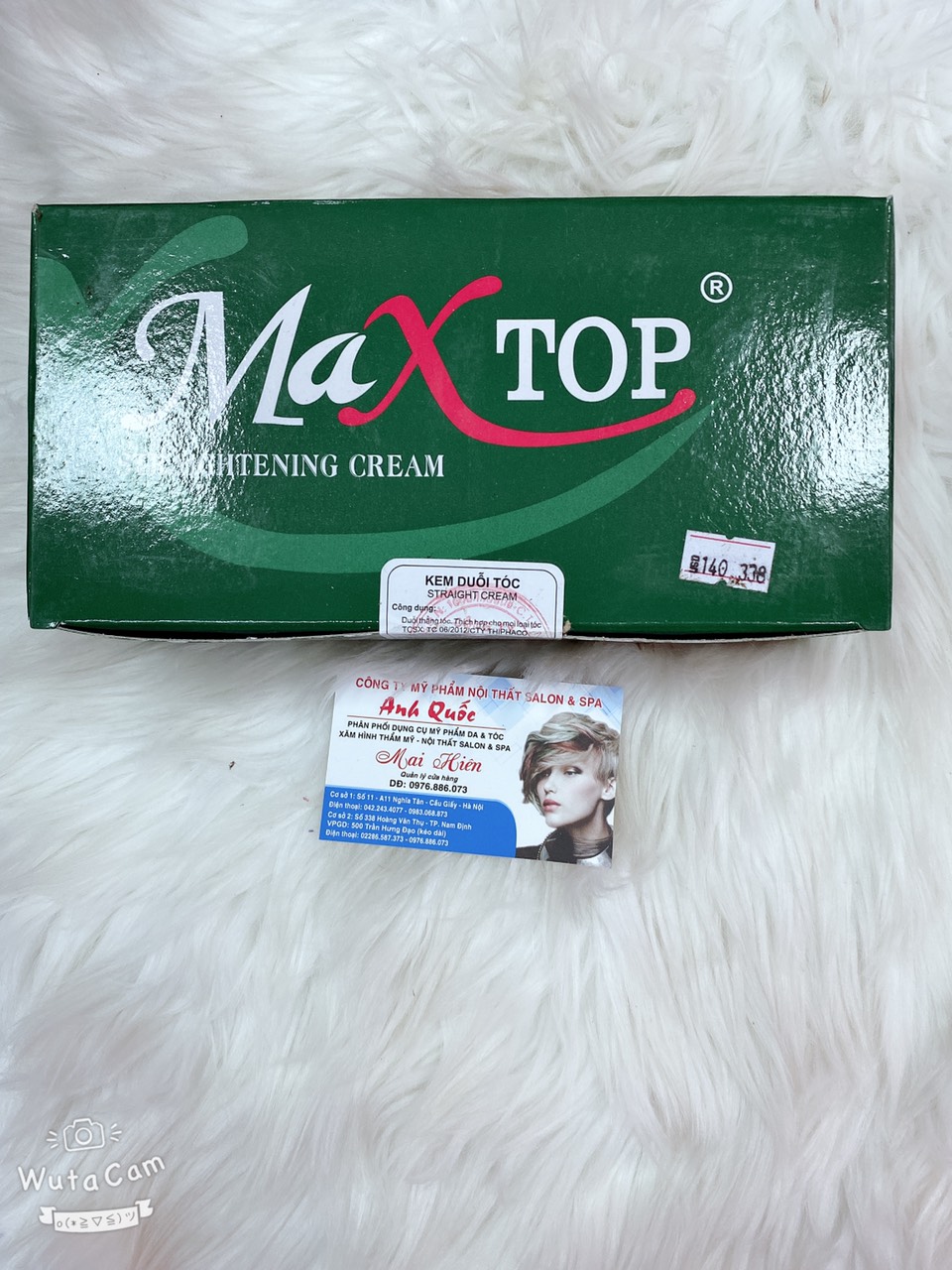 Duỗi tóc maxtop 500ml*2 chính hãng