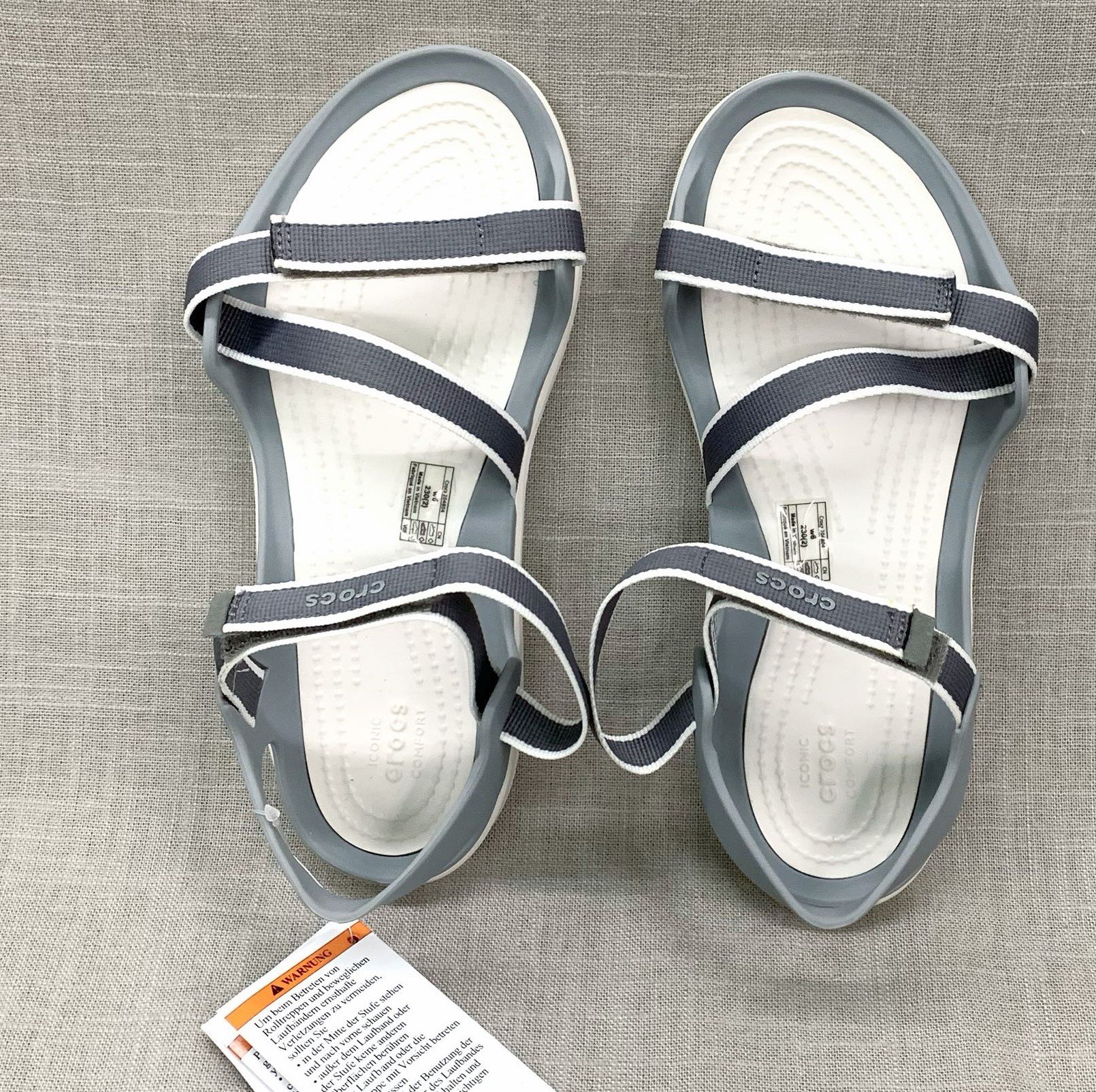DÉP SANDAL CROCS WEBBING CHO NỮ
