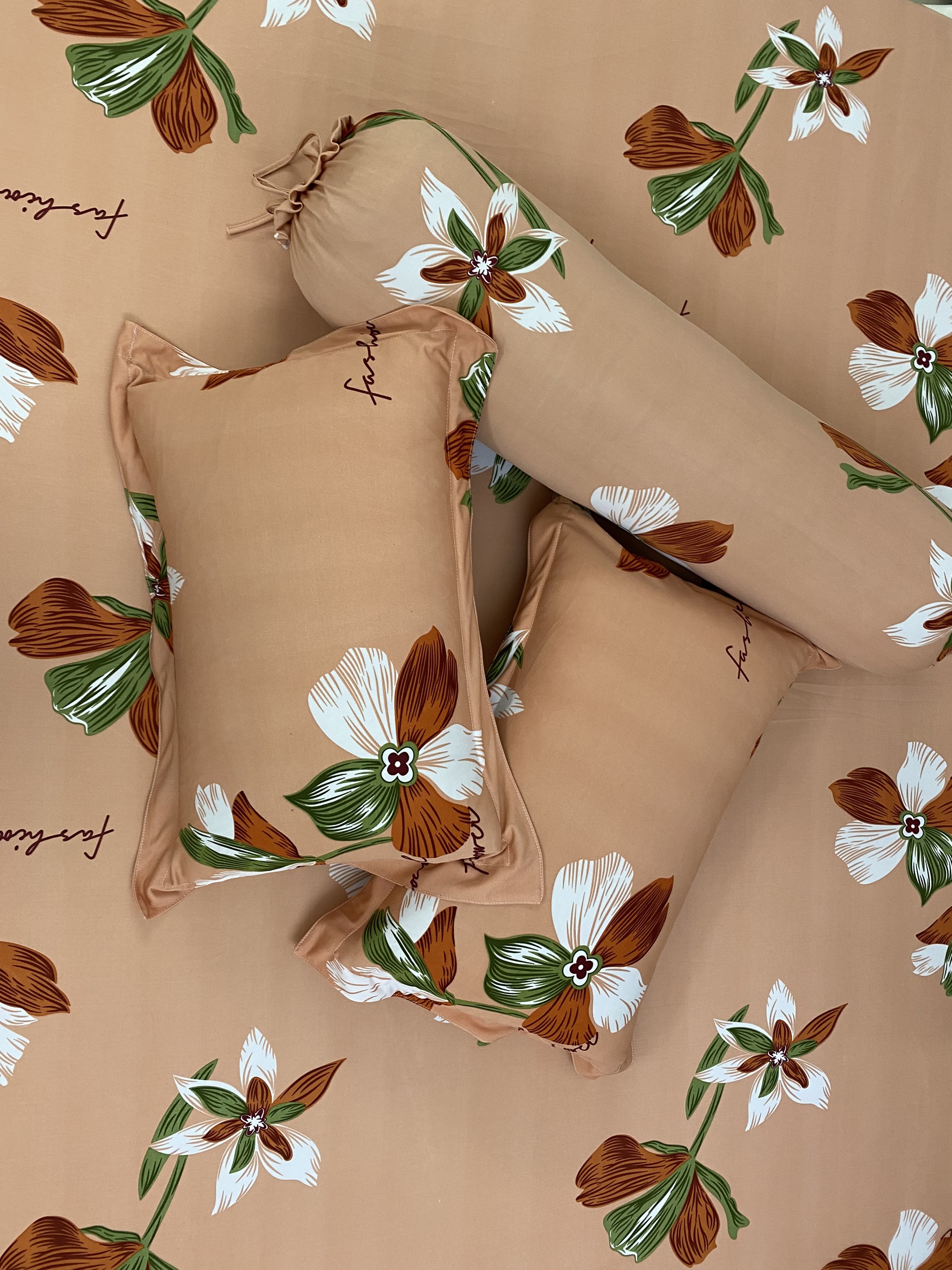 [HCM]Bộ Drap gối Thun Lụa cao cấp {4 món } đặc biệt < áo ôm may dây kéo.#gagoi. giao chuẩn mẫu.