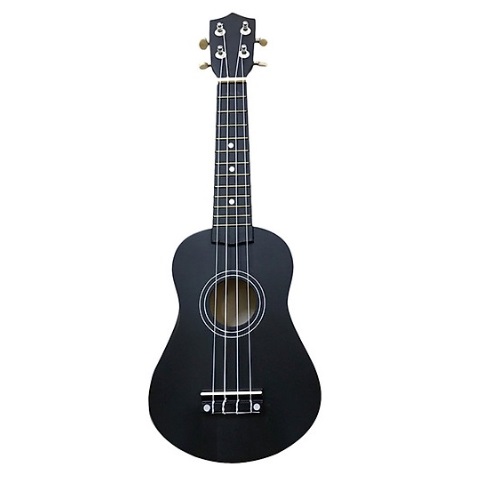 Đàn ukulele soprano 21inch đen dễ chơi dễ tập - hàng có sẵn giao ngay