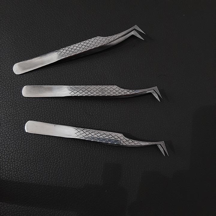 NHÍP NỐI MI VOLUME KẺ Ô PAKISTAN A5 BẠC