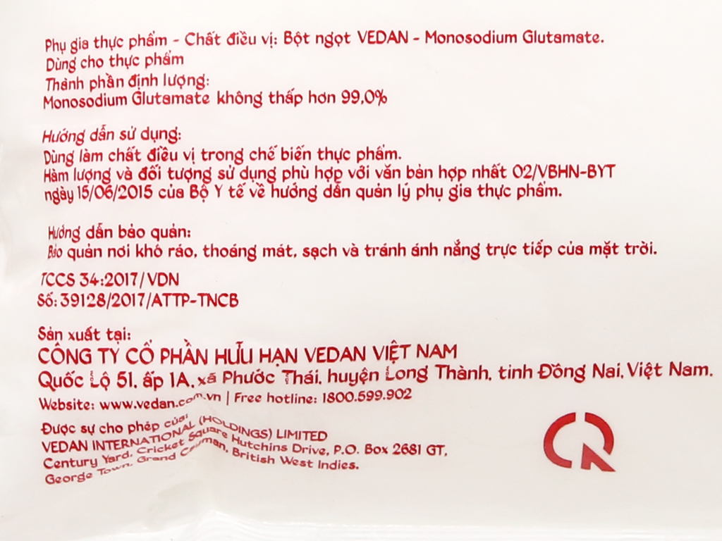 Bột ngọt VEDAN 400gram