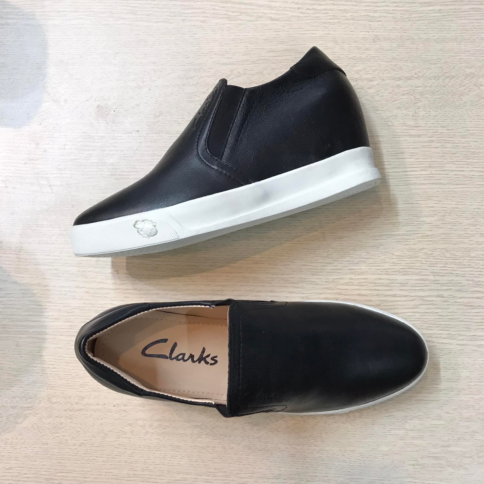 Giầy Slipon Độn Đế Nữ Cao 7CM