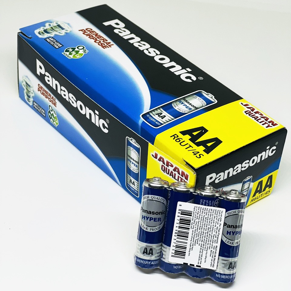 Pin AA Panasonic chính hãng vỉ 4 viên