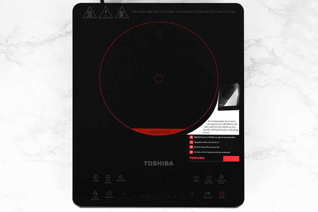 Bếp điện từ toshiba ic-20s3pv - tặng kèm nồi lẩu