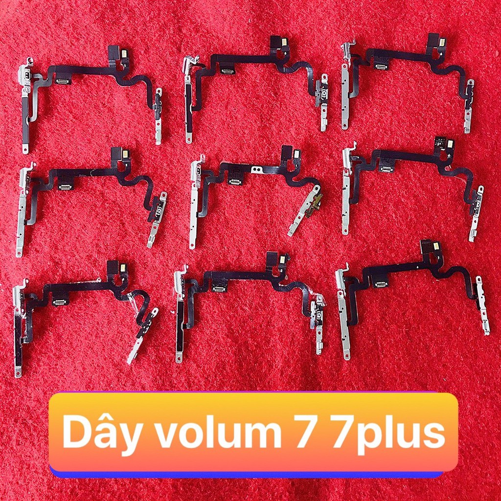 Dây nút nguồn volume gạt rung 7Plus zin tháo máy