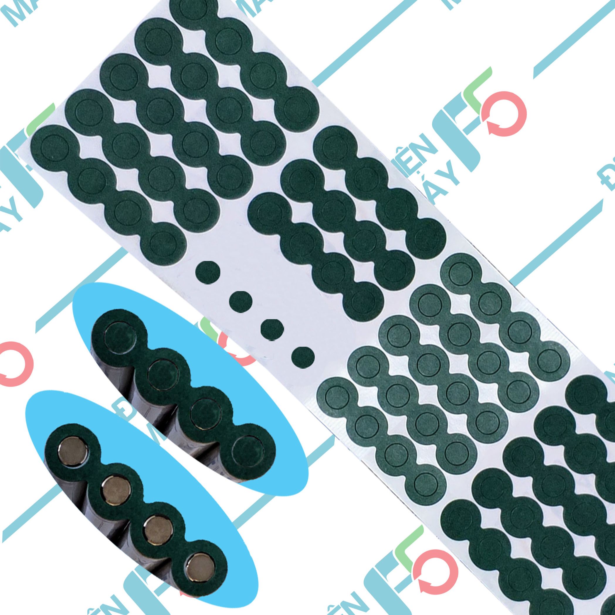 DMF5 Miếng dán cách điện 4 cell pin 18650