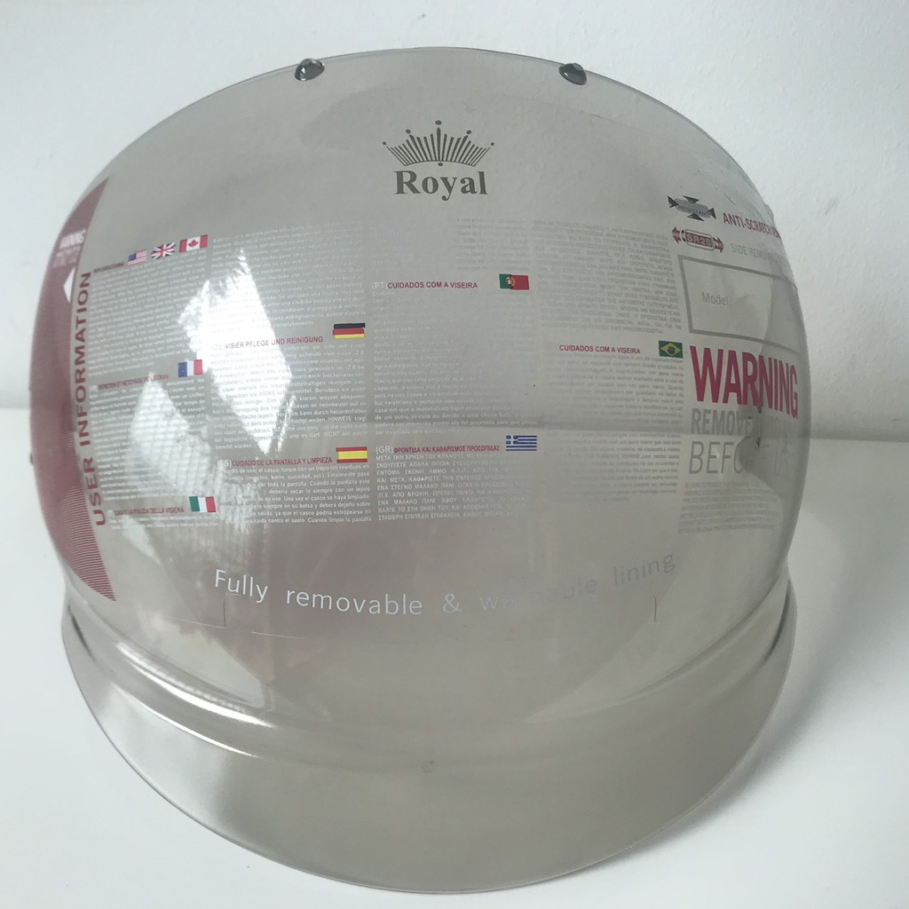 Kính thay thế Mũ bảo hiểm Royal M139