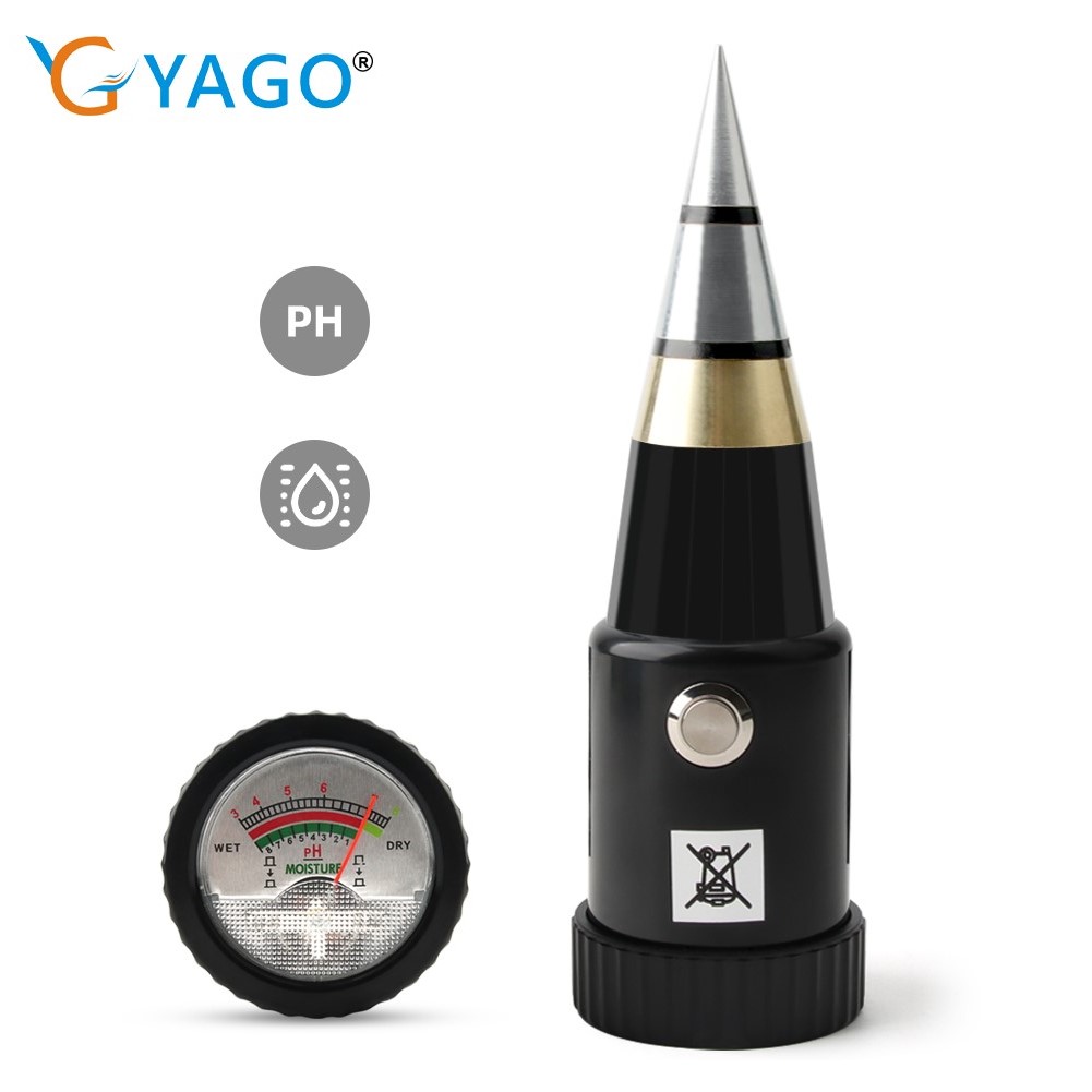 Máy đo độ ẩm và độ ẩm đất rcyago, thiết bị đo độ ẩm và độ ẩm của đất vt-05, dùng cho làm vườn