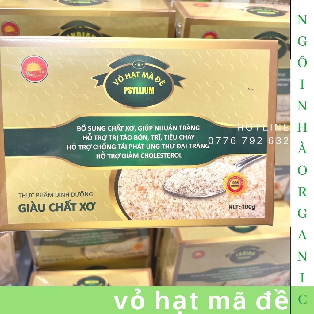Vỏ hạt mã đề Psyllium