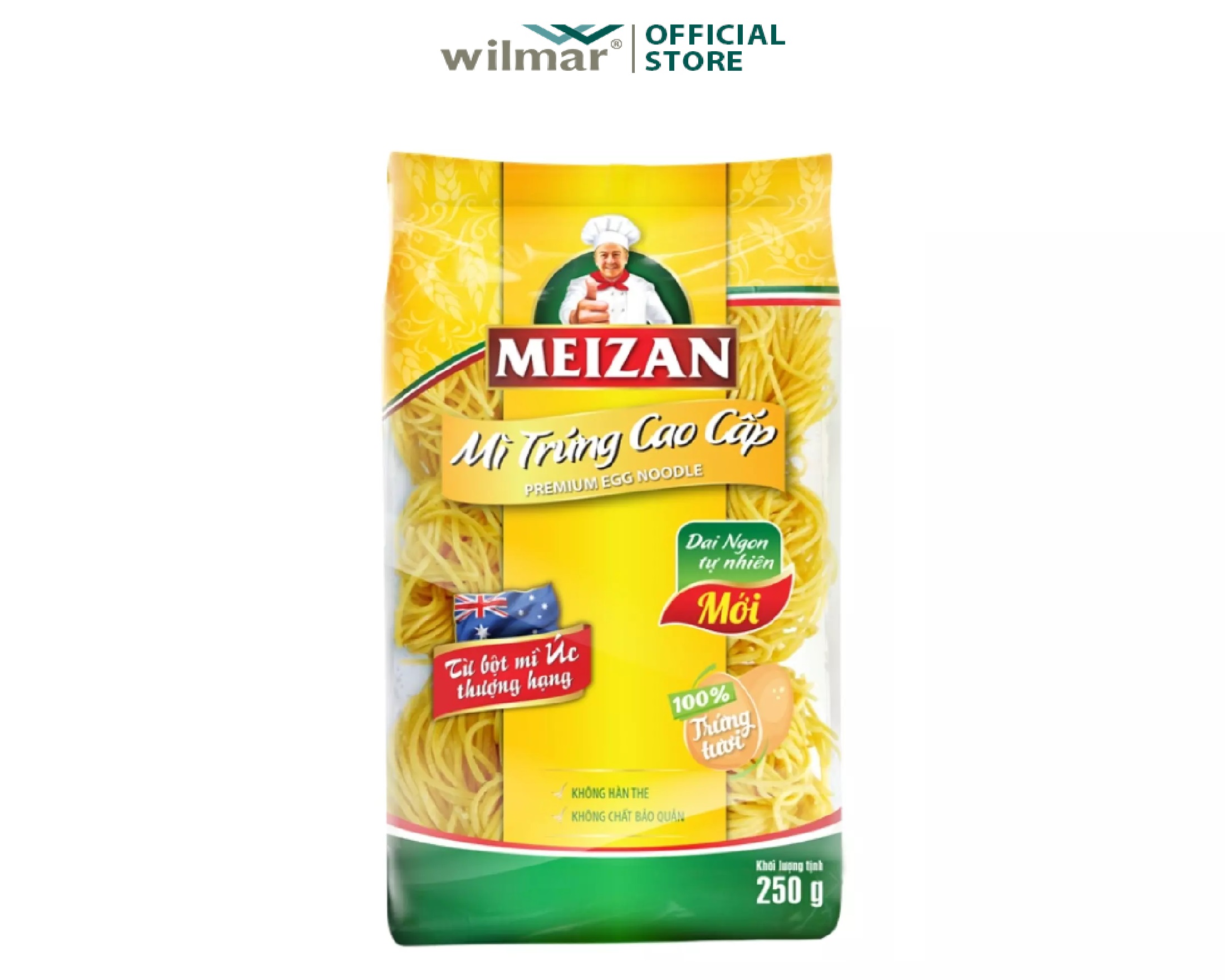 Mì trứng cao cấp Meizan 500g