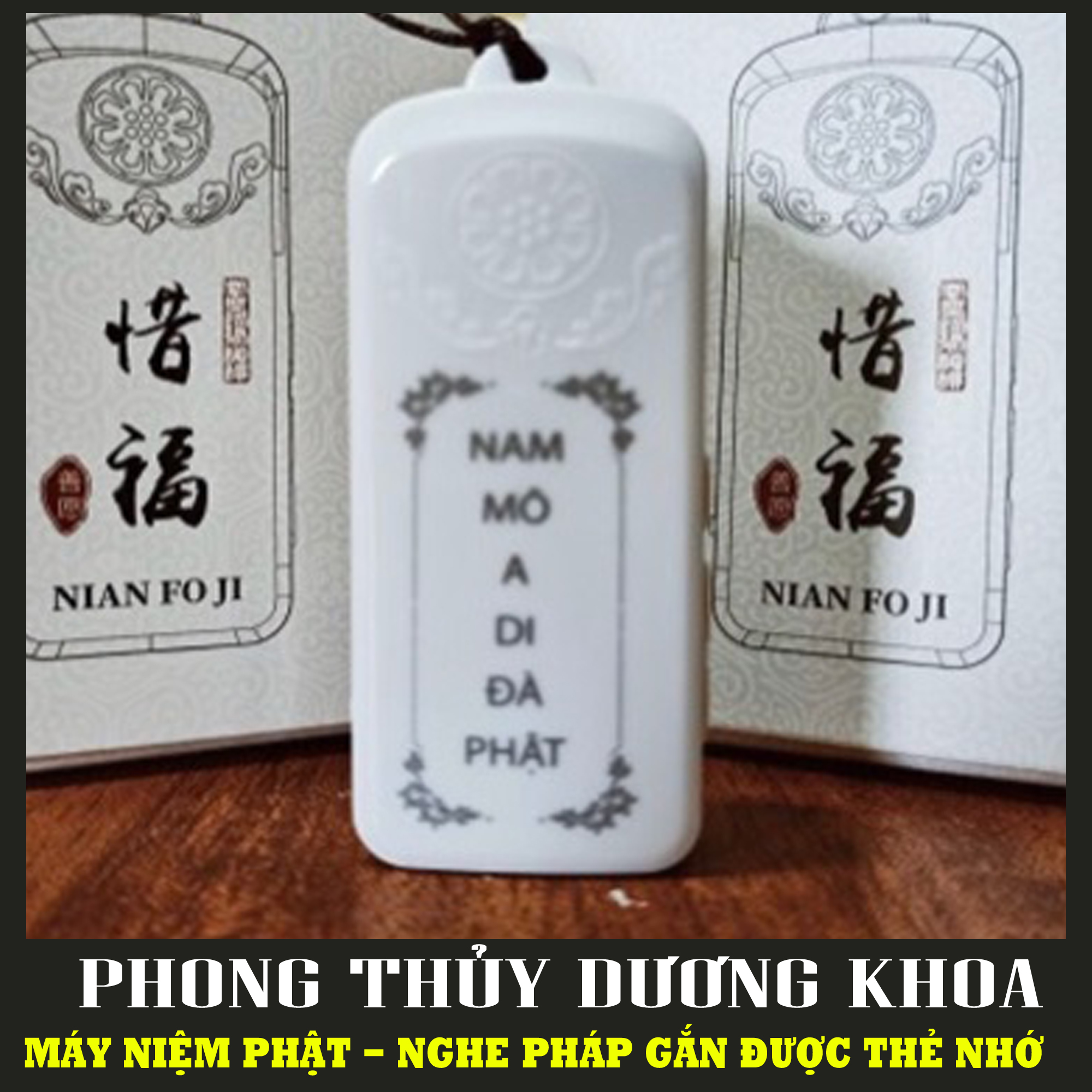 Tặng cốc sạc - Máy niệm kinh phật TÍ HON - tụng kinh phật làm vòng cổ gắn thẻ nhớ - Máy niệm Phật tí hon - Nghe thẻ nhớ